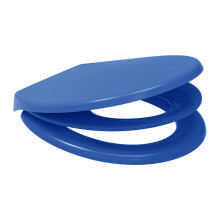 EuroShowers Oval Shape Potty Training Multi Toilet Seat (with Removable Child Seat) - Blue