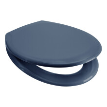 EuroShowers Rainbow Anti-Bacterial Soft Close Toilet Seat - Denim