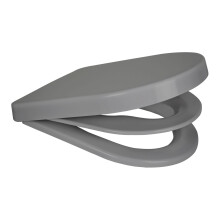 EuroShowers D Shape Potty Training Multi Toilet Seat (with Removable Child Seat) - Grey
