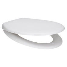EuroShowers Rainbow Soft MATT Soft Close Toilet Seat - White