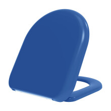 EuroShowers Rainbow D ONE Soft Close Toilet Seat - Blue