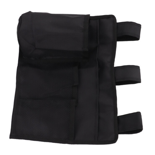 Bedside Organizer with Multiple Pockets for Bunk Hospital & Dorm Bed Rails