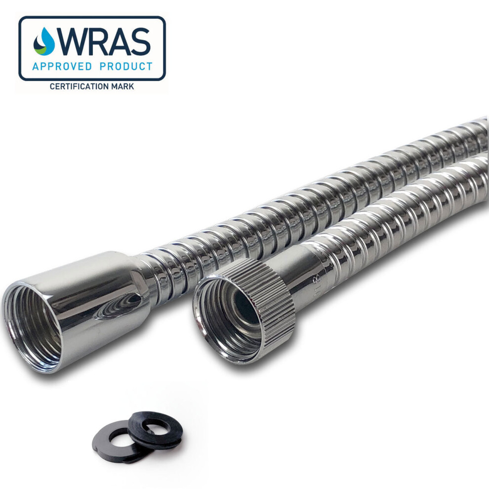 Euroshowers Wras Approved Super 8 Shower Hose - 8Mm Bore - 125Cm