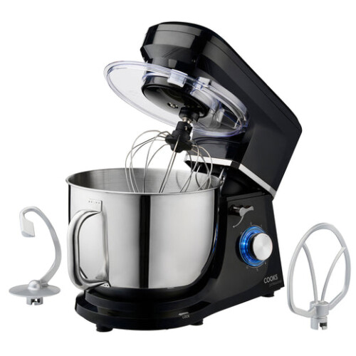 Cooks Professional Cooks Professional 7L Stand Mixer | Black / Silver