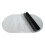 EUROSHOWERS Oval Safety Suction Bath  Mat - 69cm x 39cm White 1