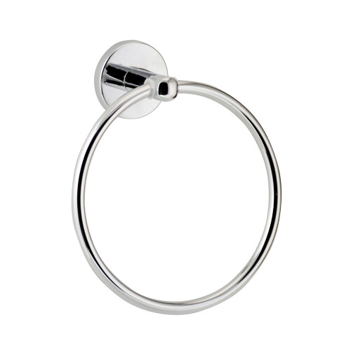 EUROSHOWERS EuroShowers Round Towel Ring - Chrome