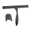 EUROSHOWERS EuroShowers Shower Scraper Squeegee with Holder - Black 1