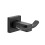 EUROSHOWERS EuroShowers Square Robe Hook - Black 1