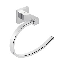 EuroShowers Square Towel Ring - Chrome