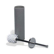EuroShowers Toilet Brush / Loo Brush and Holder- Grey