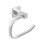 EUROSHOWERS EuroShowers Square Toilet Paper Loo Roll Holder - Chrome 1