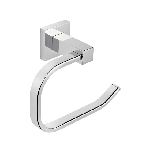 EUROSHOWERS EuroShowers Square Toilet Paper Loo Roll Holder - Chrome