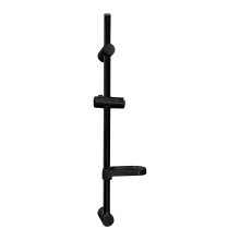 Euroshowers Easy Slide Shower Riser Rail Kit - Black