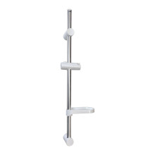 Euroshowers Easy Slide Shower Riser Rail Kit - White/Chrome