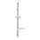 EUROSHOWERS Euroshowers Easy Slide Shower Riser Rail Kit - White/Chrome 1