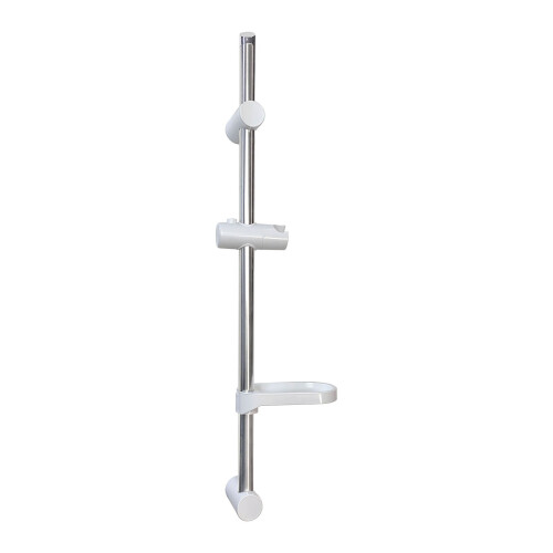 EUROSHOWERS Euroshowers Easy Slide Shower Riser Rail Kit - White/Chrome