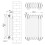 Traditionele 4-Kolom Radiator - 600 x 425 mm - Wit 5
