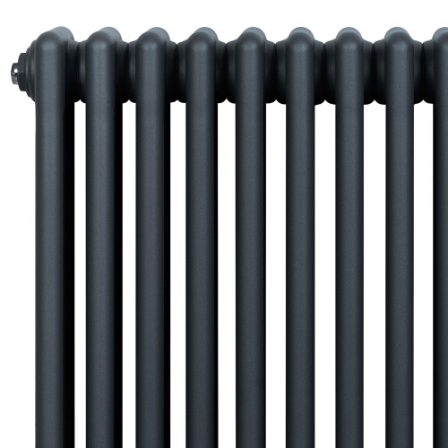 Röhrenheizkörper 4 Säulen – 300mm x 1370mm – Anthrazitgrau 2