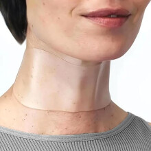 5 wiederverwendbare Silikon-Halsfaltenpflaster – Anti-Aging über Nacht