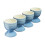 Cooks Professional Cooks Professional 4 Piece Egg Cup Set | Blue 1