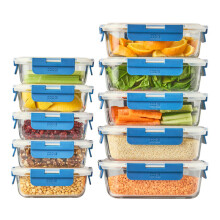Cooks Professional Glass Storage Containers | Set of 10