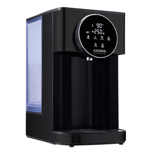 Cooks Professional Cooks Professional 4L Digital Hot Water Dispenser | Black / Silver