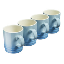 Cooks Professional 4 Piece Mug Set | 350ml | Blue