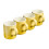 Cooks Professional Cooks Professional 4 Piece Espresso Cup Set | Yellow 1