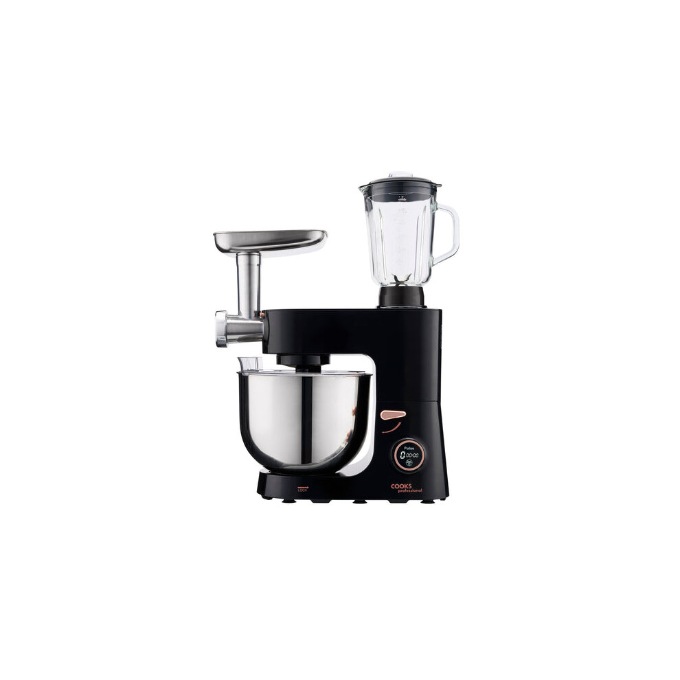 Cooks Professional Multi Function 8L Digital Stand Mixer | Black