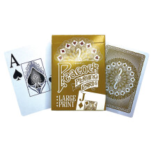 Peacock Large Print Playing Cards - Board Game