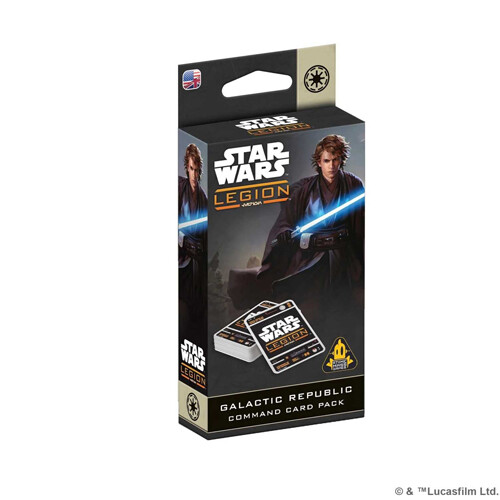 Asmodee Star Wars: Legion - Galactic Republic Command Card Pack - Board Game