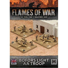 Desert Rats Bofor Light AA Troop (x3) - Tabletop Miniatures Wargame