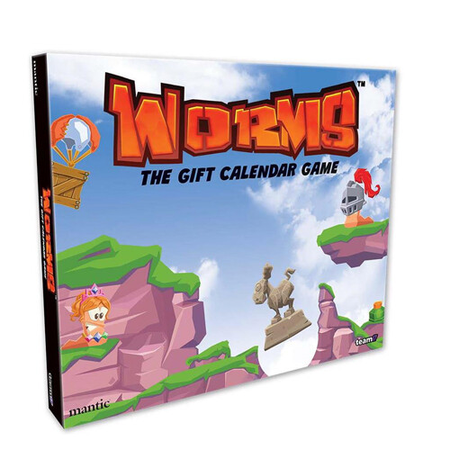 Asmodee Worms: The Gift Calendar Game - Board Game