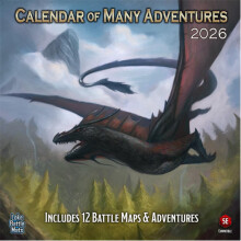 Calendar of Many Adventures 2026 - Board Game