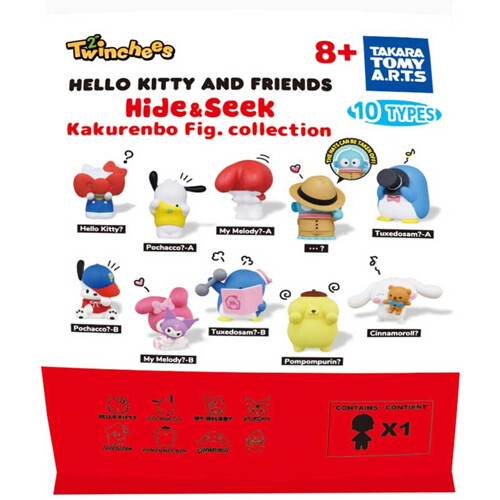 TOMY Hello Kitty & Friends Hide 'N' Seek Figs