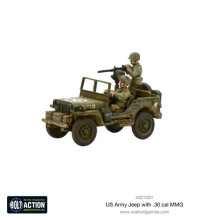 US Army Jeep with 30 Cal MMG - Tabletop Miniatures Wargame