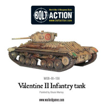 Valentine II Cruiser Tank - Tabletop Miniatures Wargame