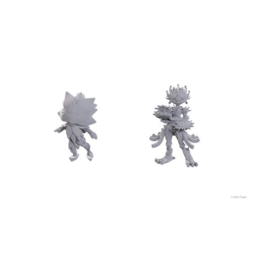 Asmodee Lotus Leshy and Flytrap Leshy: Pathfinder Deep Cuts Unpainted Miniatures (W25) - Board Game