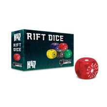 Konflikt '47 Rift Dice - Red - Tabletop Miniatures Wargame