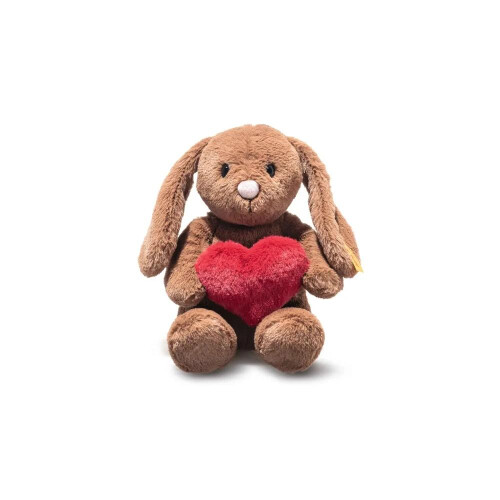 Steiff Hoppie rabbit Love 16 brown - Plush Soft Toy