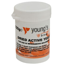Dried Active Yeast 100g Youngs - Home brew Beer & Wine Making