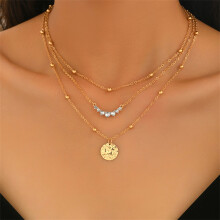 (4523 Gold) Korean Velvet Dragonfly Pendant Necklace