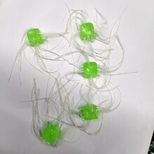(Luminous Color, 10pcs) Flexible PVC Bass Lures for Trout, Pike, Crappie