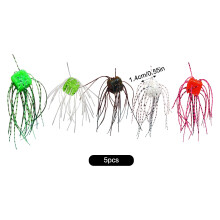 (Mixed Color, 5PCS) Flexible PVC Bass Lures for Trout, Pike, Crappie
