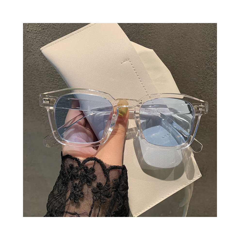 Dcph-Clothing (Transparent Blue) Sport Sunglasses - Lightweight Uv Protection Frame