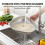 (Fine Mesh 27cm) Stainless Steel Colander for Kitchen Use 1