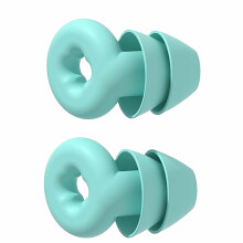 Green Nano Silicone Noise Cancelling Ear Plugs