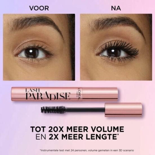 L’Oréal Paris LOreal Lash Paradise  Volume Mascara-Black 1