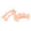 (Skin Color) Separadita silicone 3 fori per dita sovrapposte 1