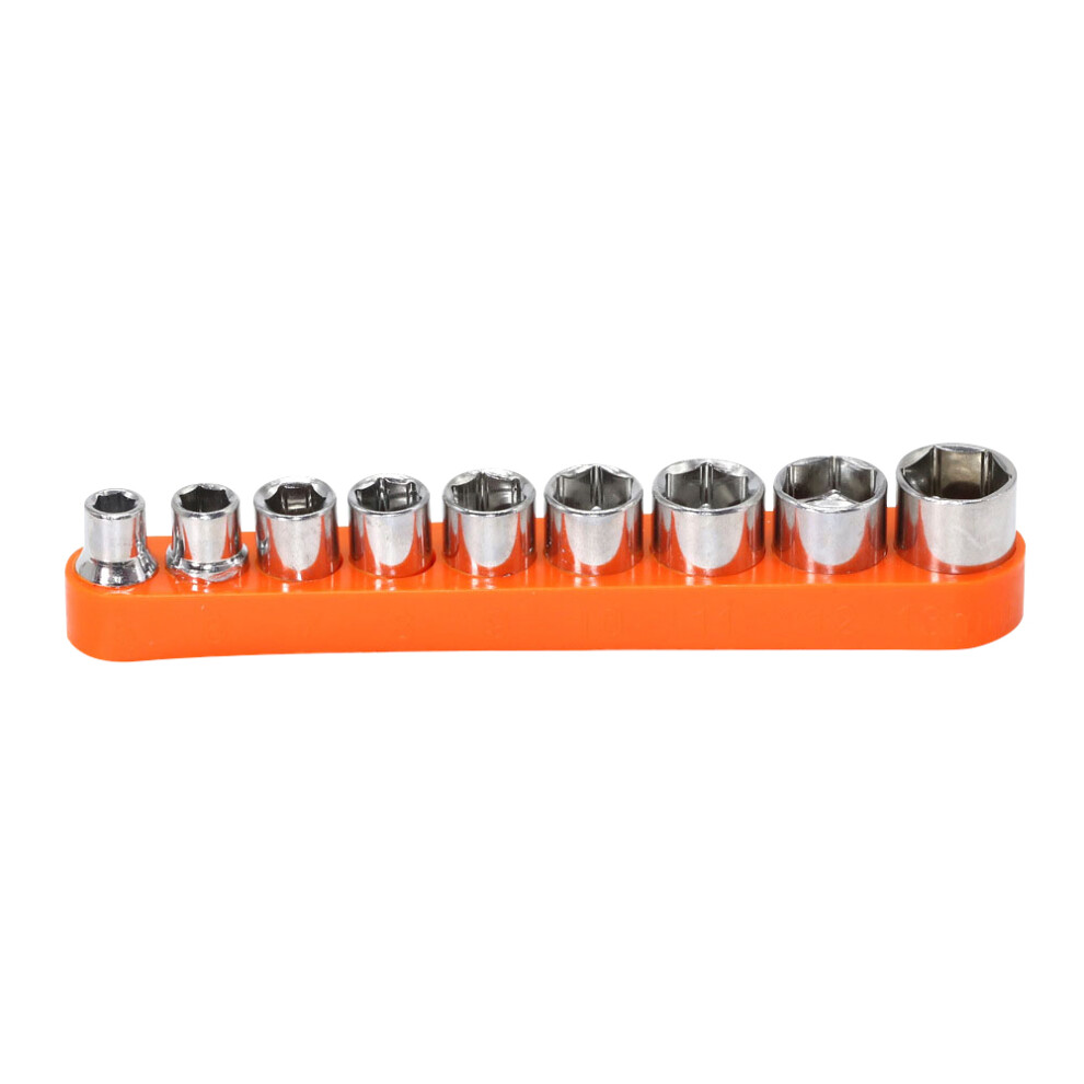 9Pcs Short Sleeve Nut Drive Hex 6 Point Wrench Socket Adapter Spanner Allen Head 6935161650129